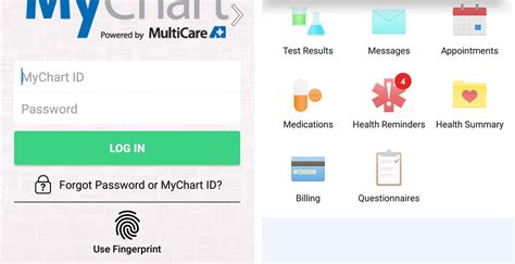 multicare mychart help|mychart patient log in.